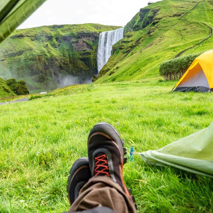 iceland camping trip