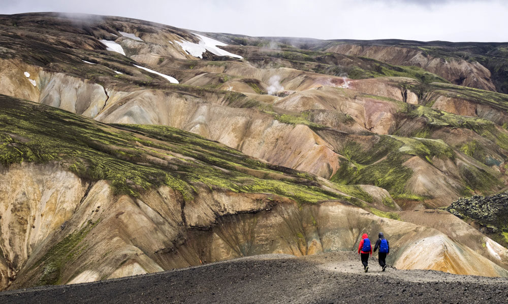 solo hiking in iceland