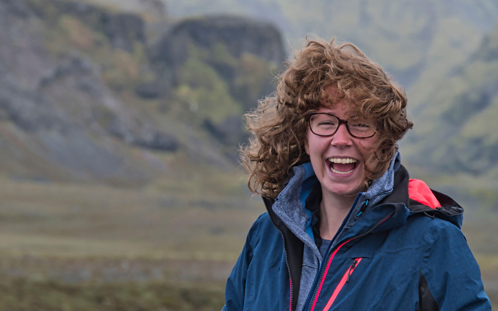 tourist on iceland backpacker tour